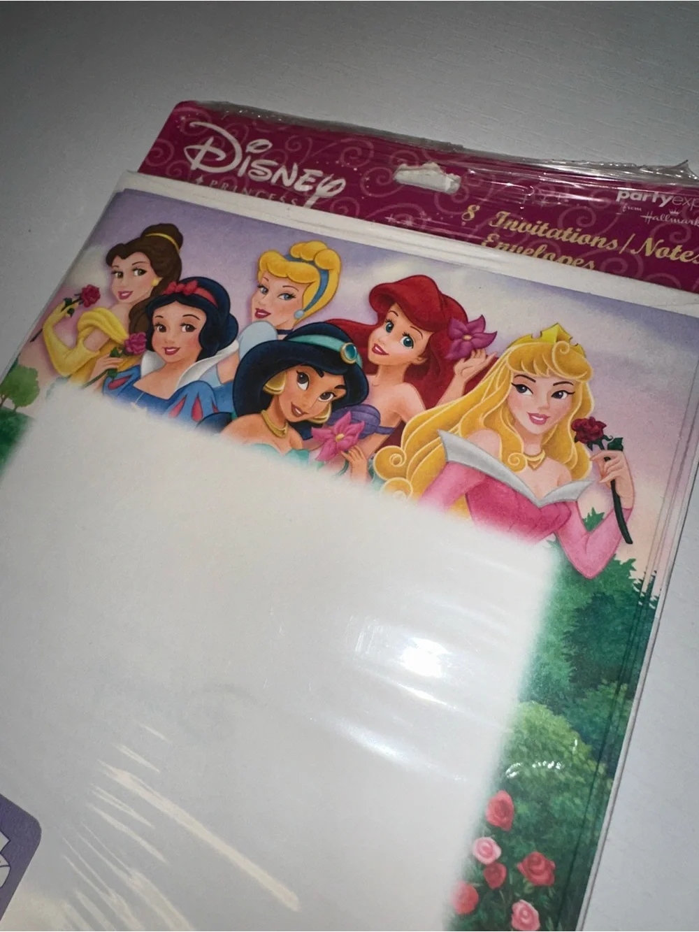 Y2K Disney Princess Invitation Notes